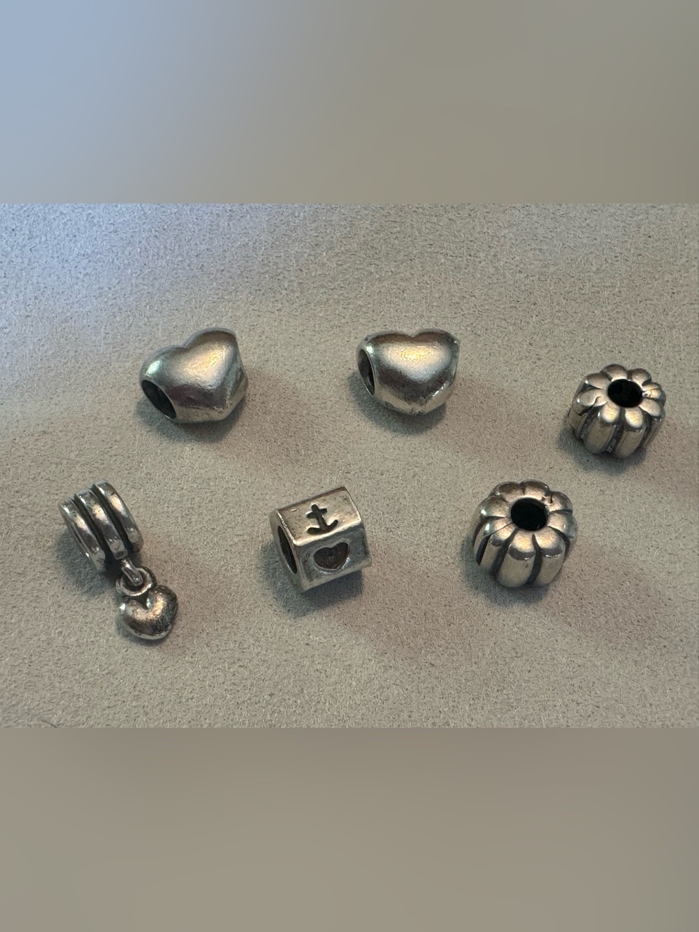 Pandora Sterling Silver Charm lot